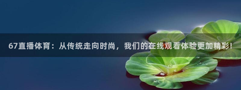 67直播体育：从传统走向时尚，我们的在线观看体验更加精彩!