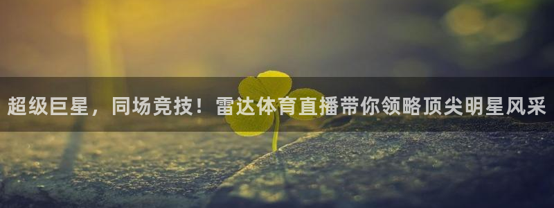 超级巨星，同场竞技！雷达体育直播带你领略顶尖明星风采